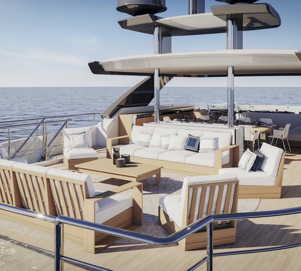 Flybridge Lounging Area