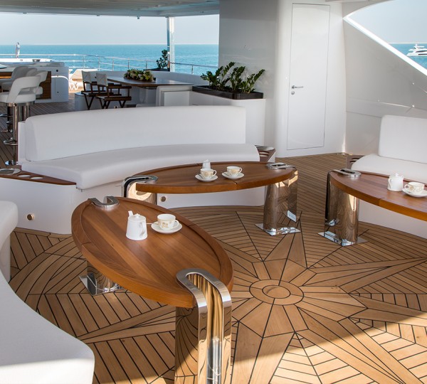 Seating And Tables On Sun Deck