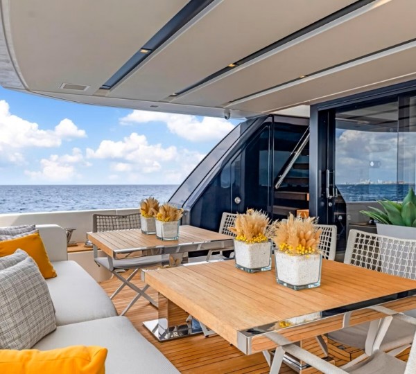 Exterior Dining Area With Sea Views