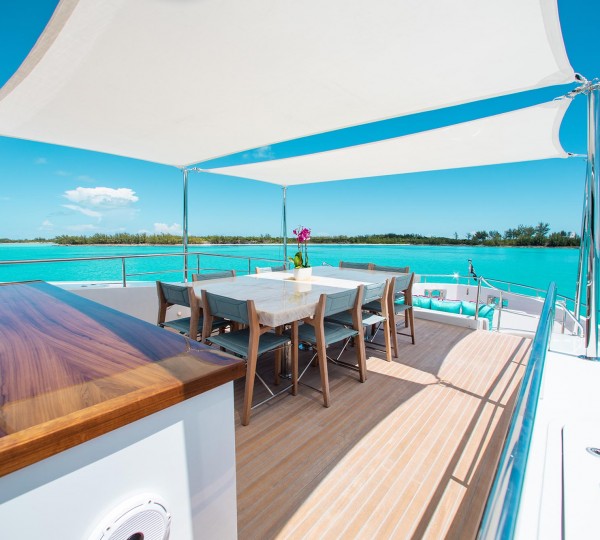 Aft Deck Dining Area