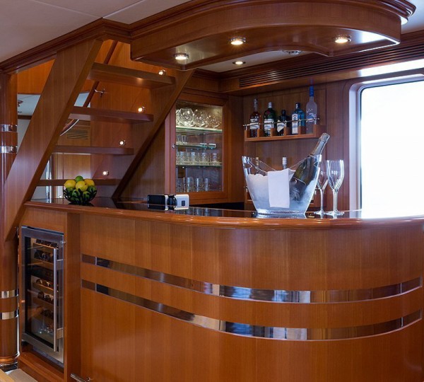 AROHA Interior - Main Salon Bar