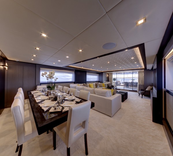 Main Saloon With Dining Area