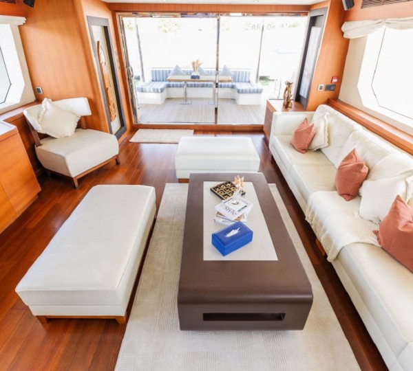 Main Salon Lounge View Aft