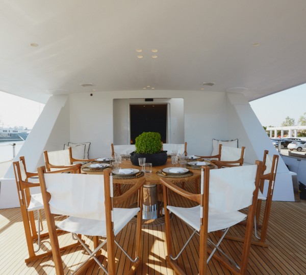 Exterior Dining Area With Sea Views