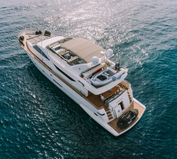 Aerial View Of The Yacht
