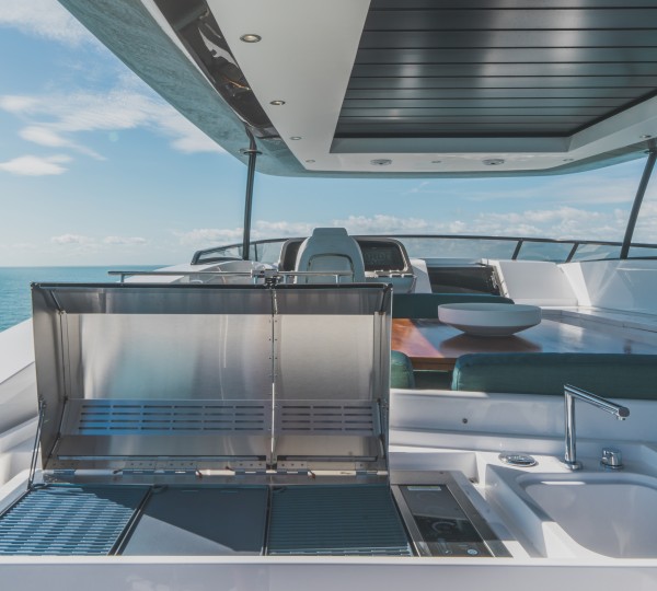 Flybridge view forward