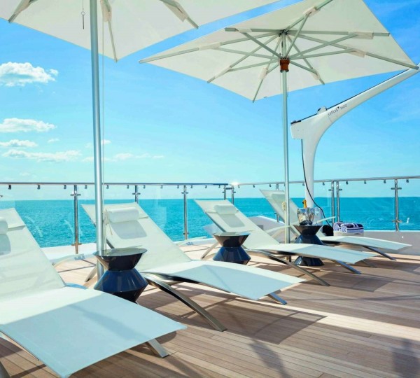 Sun Beds On Sun Deck