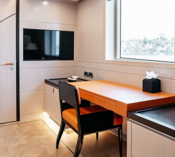 Master Stateroom Reading Table