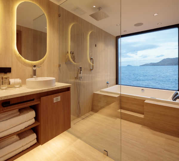 Washroom With Bath Area