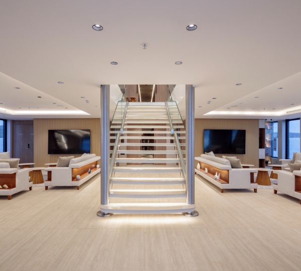 Interior Relaxation Area With Stairs