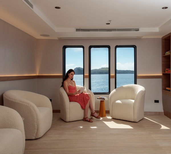 Interior Relaxation Area With Sea Views
