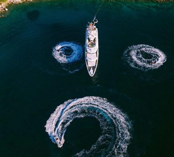 Superyacht With Toys
