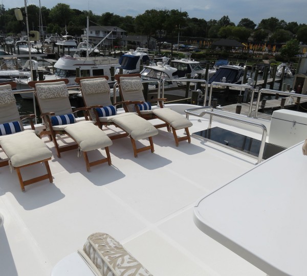 Flybridge Sunbathing