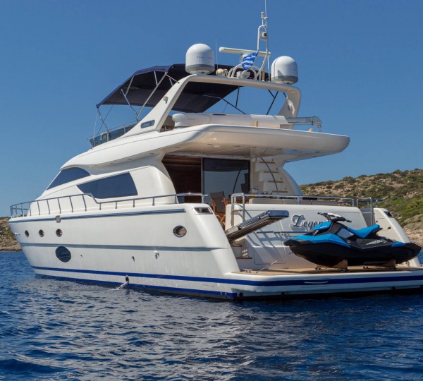 Aft View Of The Yacht