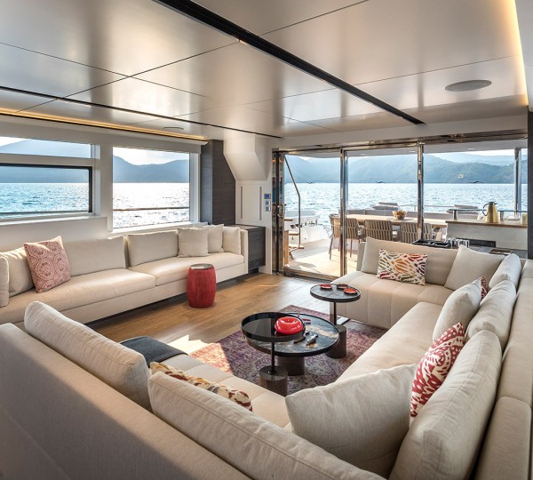 Main Salon Lounge View Aft