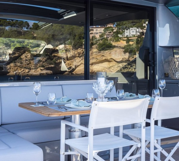 Alfresco Dining On Aft Deck