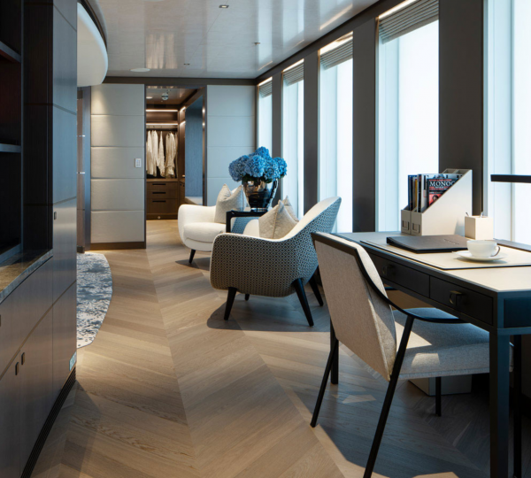 Master Stateroom Reading Table