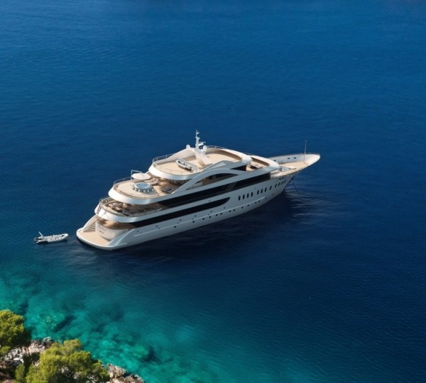 Aerial View At Anchor