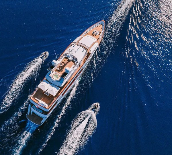 Aerial View Of The Yacht