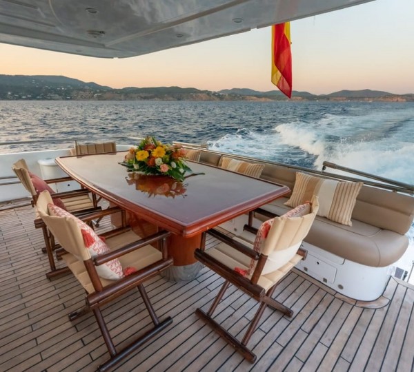 Aft Deck Dining Area