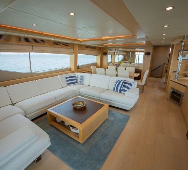 Main salon view forward