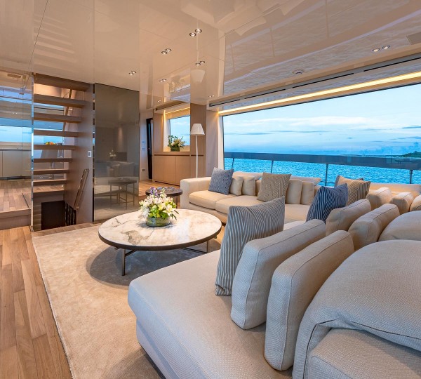 Main salon view forward