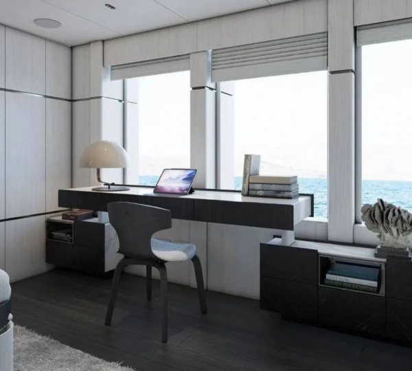 Master Stateroom Reading Table