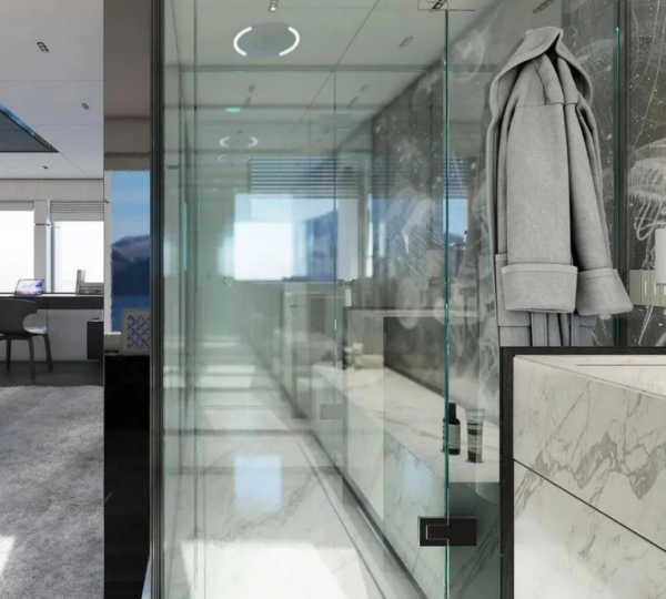Washroom With Bath Area
