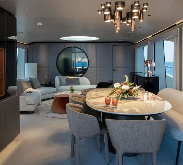 Main salon view forward