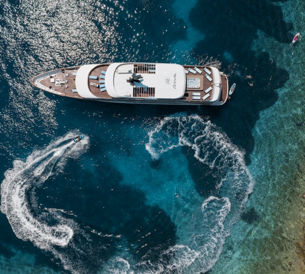 Aerial View Of The Yacht