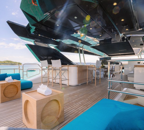 Flybridge view forward