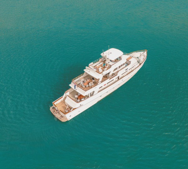 Aerial View Of The Yacht