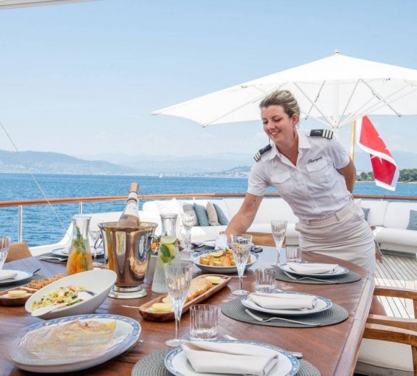 Aft Deck Dining Area