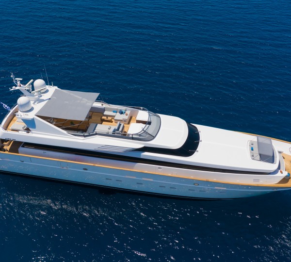 Aerial View Of The Yacht