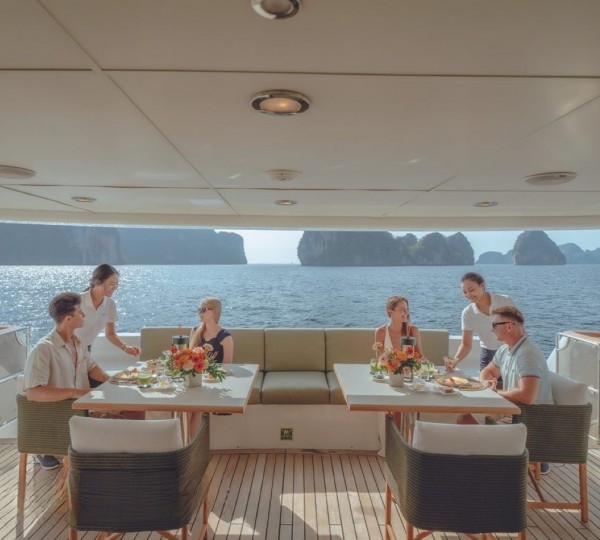 Exterior Relaxation Area With Dining