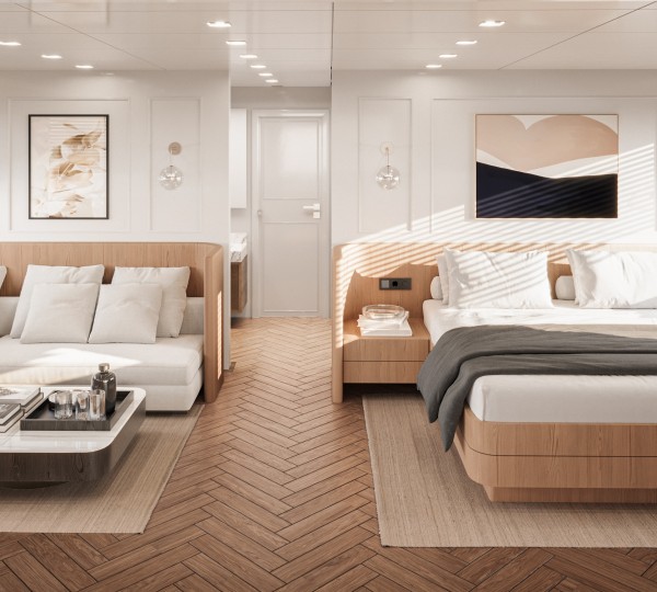 Owners suite view forward