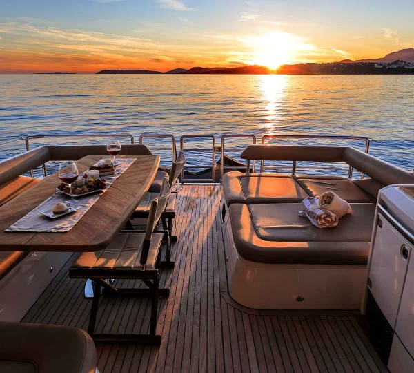 Aft Deck At Sunset