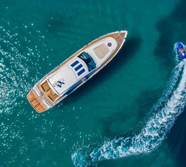 Aerial Of The Yacht