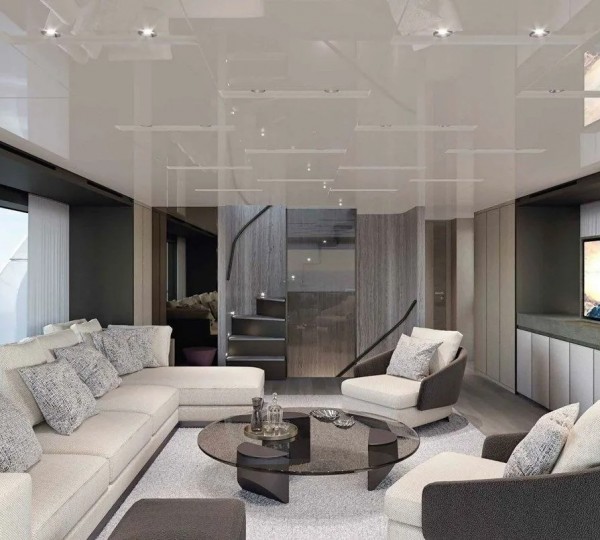 Main salon view forward