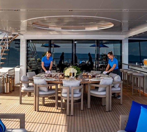 Alfresco Dining Area On Aft Deck