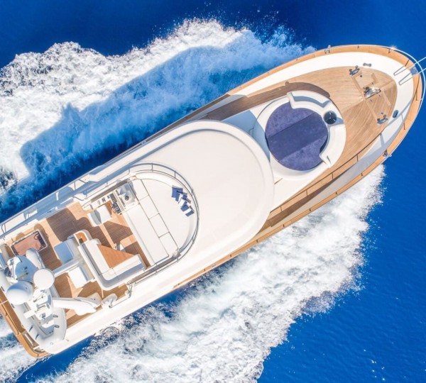 Aerial View Of The Yacht