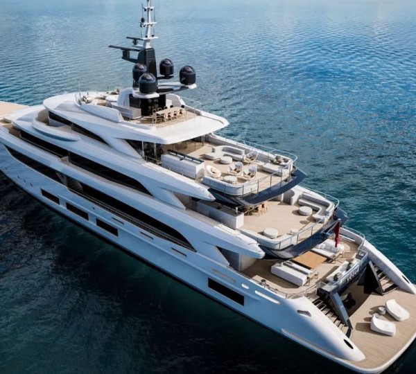 Aerial View Of The Yacht
