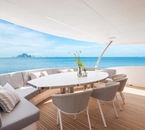 Aft Deck Dining Area