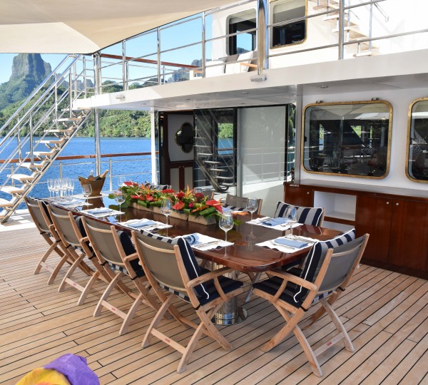 Aft Deck Alfresco Dining Area