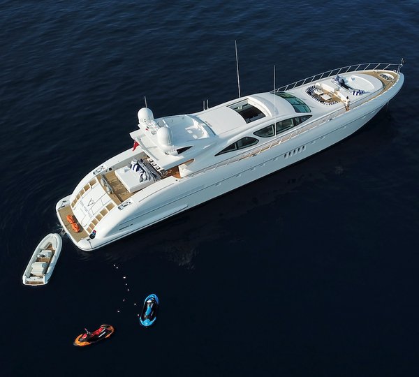 fastest yachts Aerial View With Toys