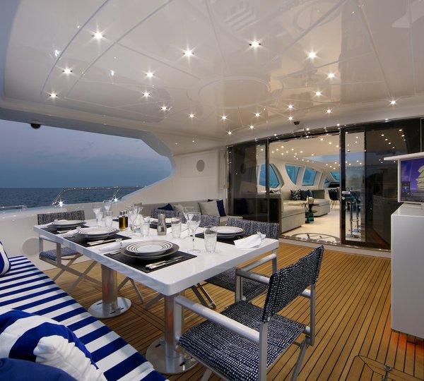 Aft Deck Dining Area