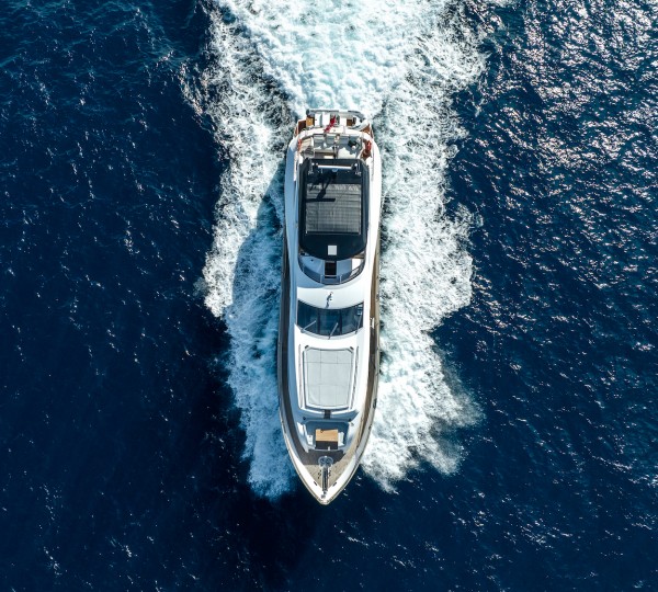 Aerial Of The Yacht