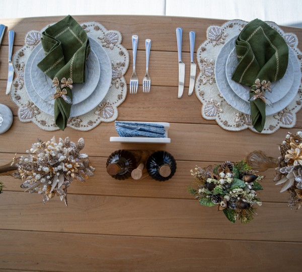 Al Fresco Dining Set Up
