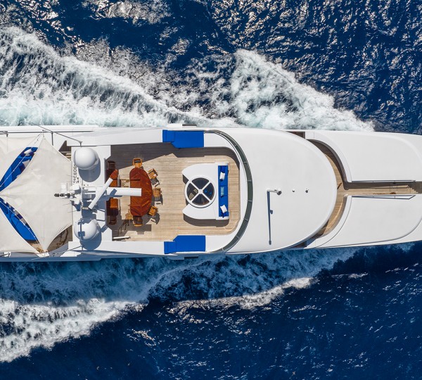 Aerial View Of The Yacht