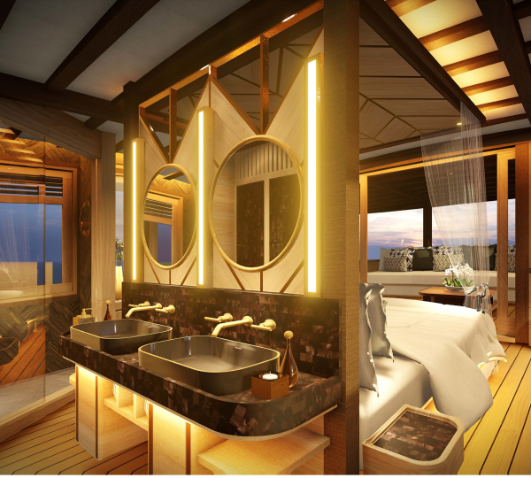 Washroom With Bath Area